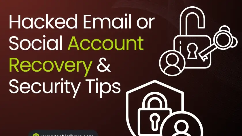 email and social account recovery