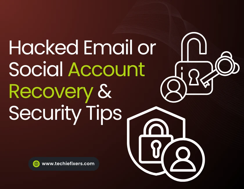 email and social account recovery