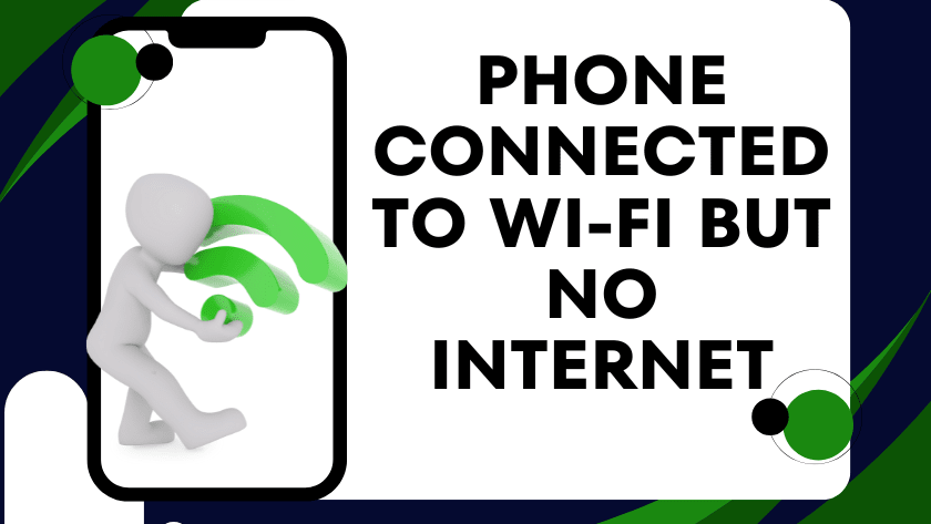 phone connected to wi-fi no internet